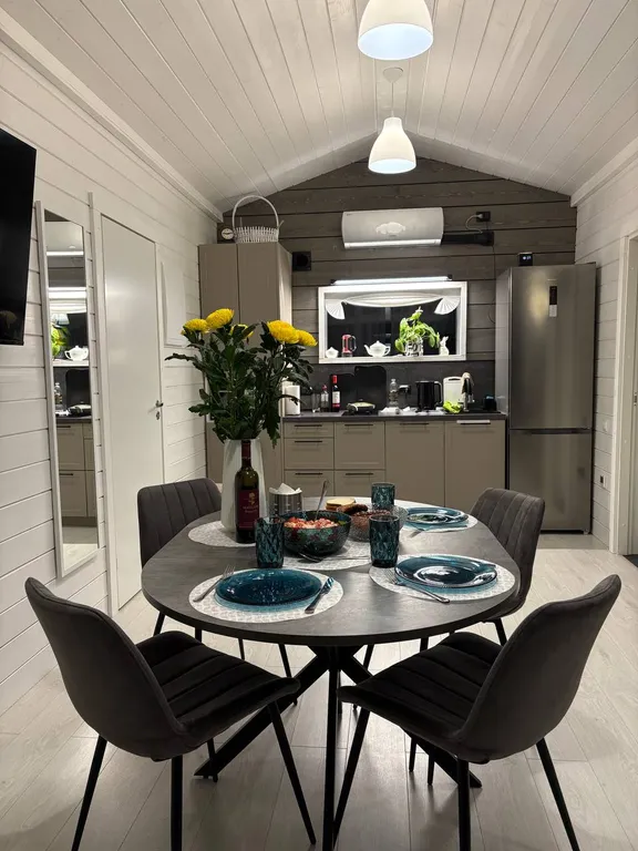 Коттедж Коттедж Уютный барнхаус с банным чаном — Рахманово