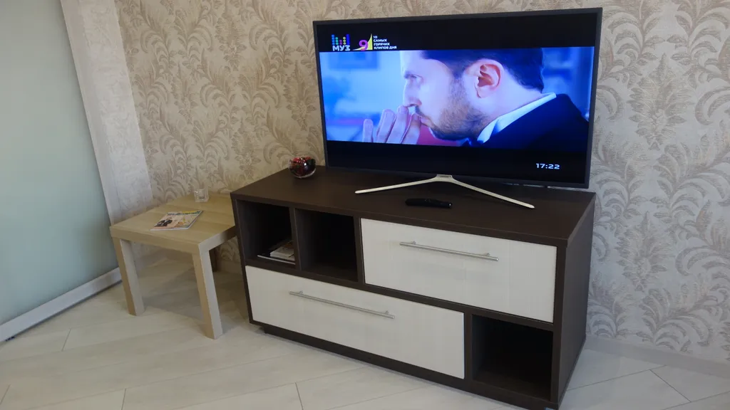 Красивый панорамный вид на закат с 23 этажа