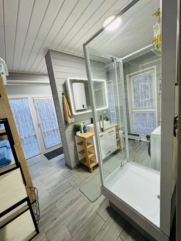 Семейный дом с баней в березовой роще