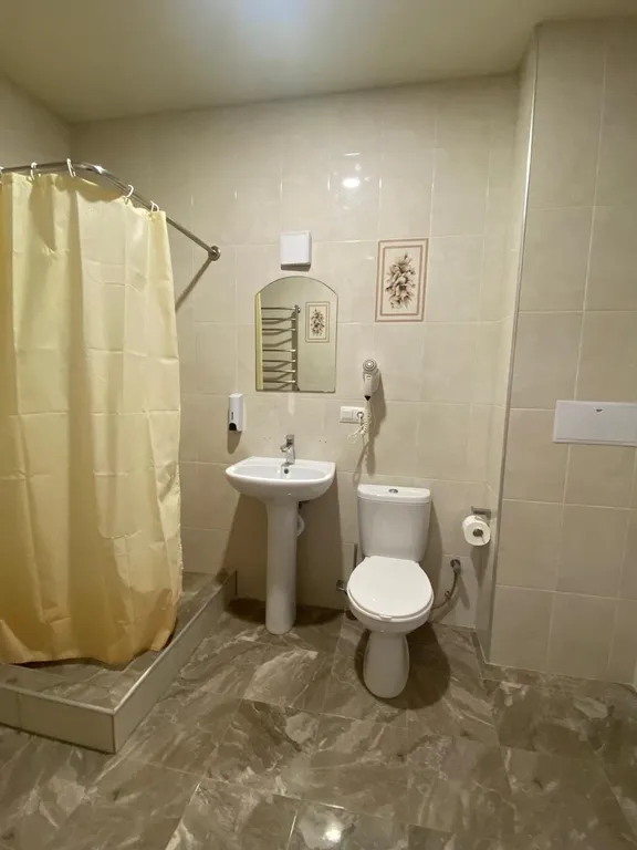 Студия с балконом и кухней