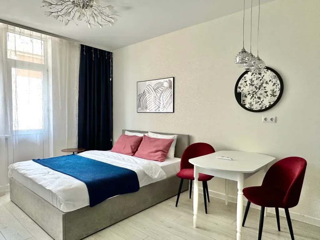 Квартира Квартира Стильная студия с видом во двор с 10 этажа — Анапа