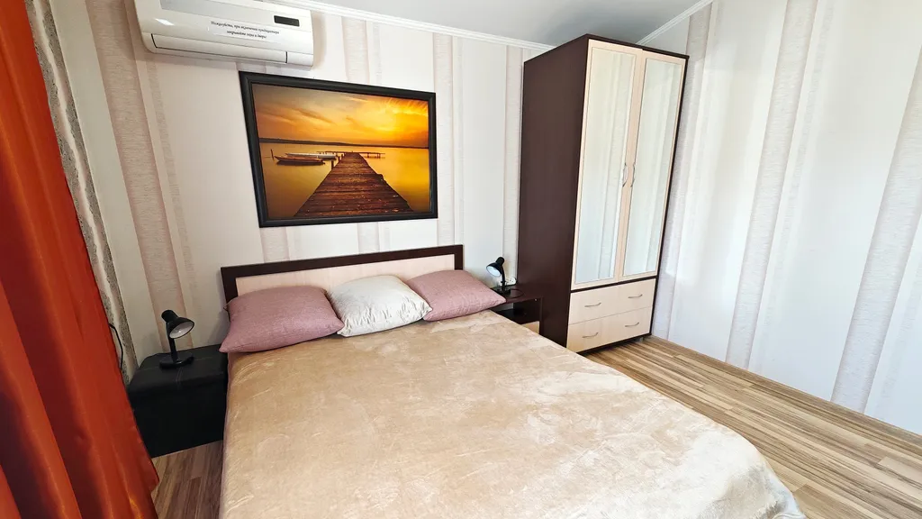 Жемчужные апартаменты с 2 спальнями, кухней и ванной комнатой