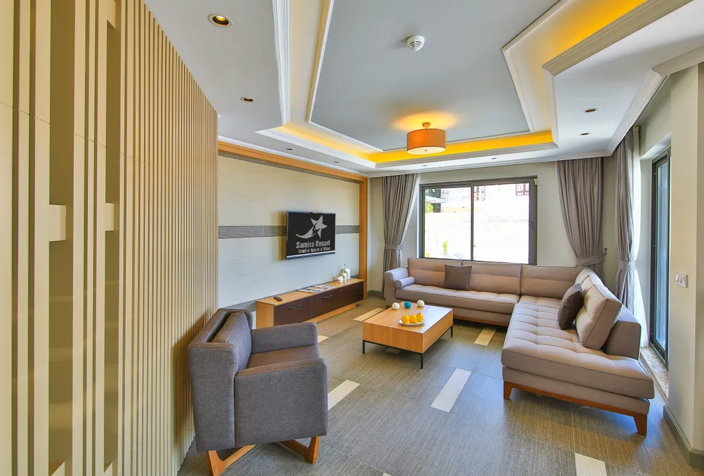 Коттедж Вилла 485 с видом на море и бассейном — Калкан