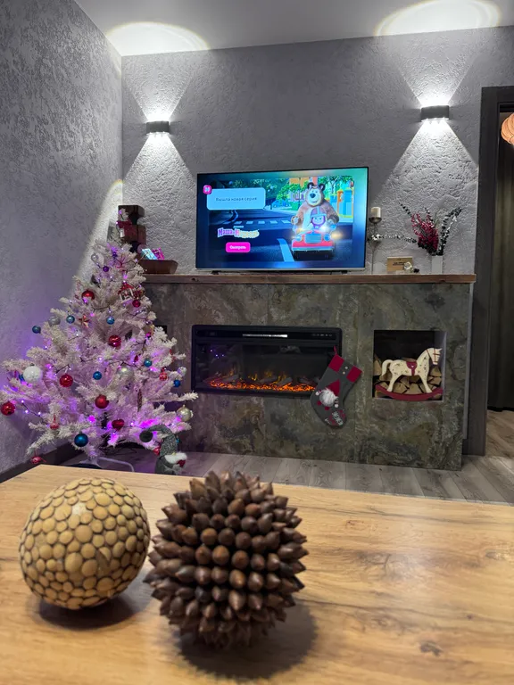 "Охта  Адвент" 53 м. "Лес" с камином у курорта