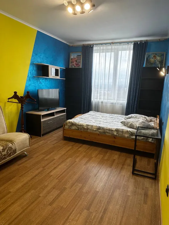 1-к. кв., 2 кровати, м. Пролетарская 15 мин пешком, Wi-fi 100 мб/с