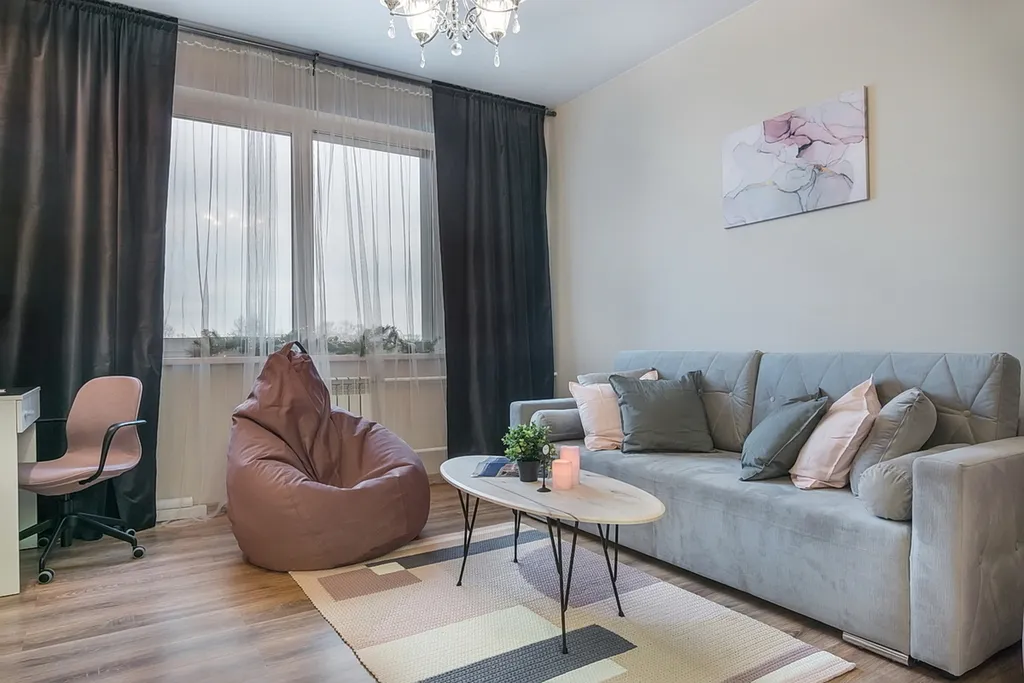 Квартира Квартира Апартамент Делюкс Sky INN Rose 7 минут м. Немчиновка — Новоивановское