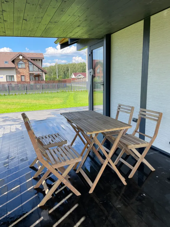 Коттедж Коттедж Фахверк с панорамным остеклением — Васькино