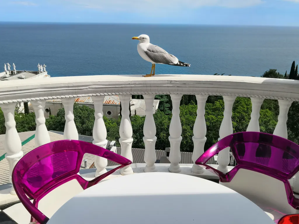 Пентхаус с шикарным видом на море и горы, бесплатная парковка