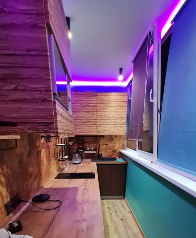 Квартира-студия в Итальянской деревне с отдельной кухней — аренда посуточно в Черноморское