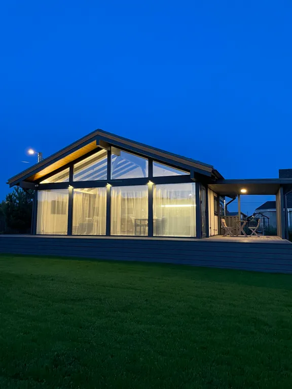 Коттедж Коттедж Фахверк с панорамным остеклением — Васькино