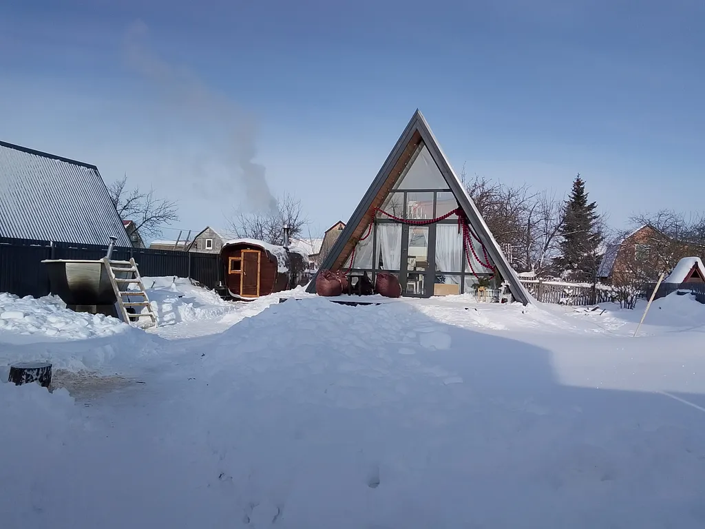 Коттедж Афрейм с баней и чаном — аренда посуточно в Засечное