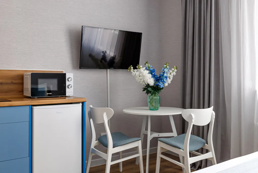 Современная студия для 4 гостей в ЖК Парк Победы