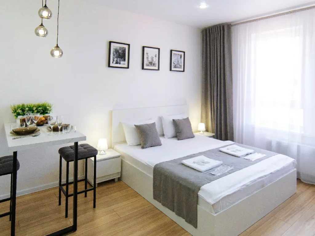 Студия-модерн с евроремонтом