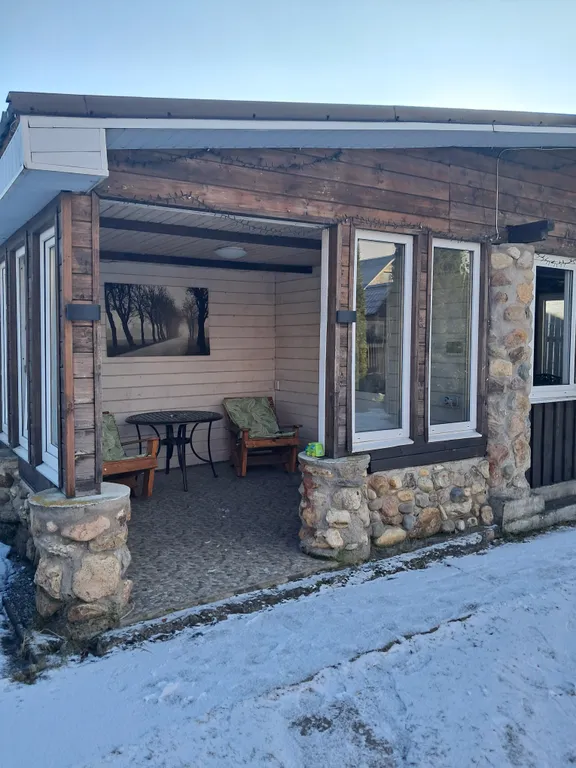 Дом-баня с бассейном