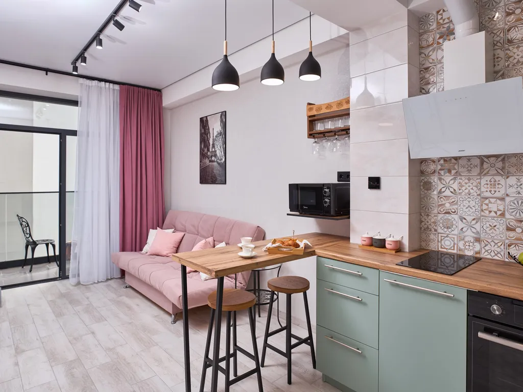 Квартира с балконом и видом на море Фестивальный ЛаМар 4