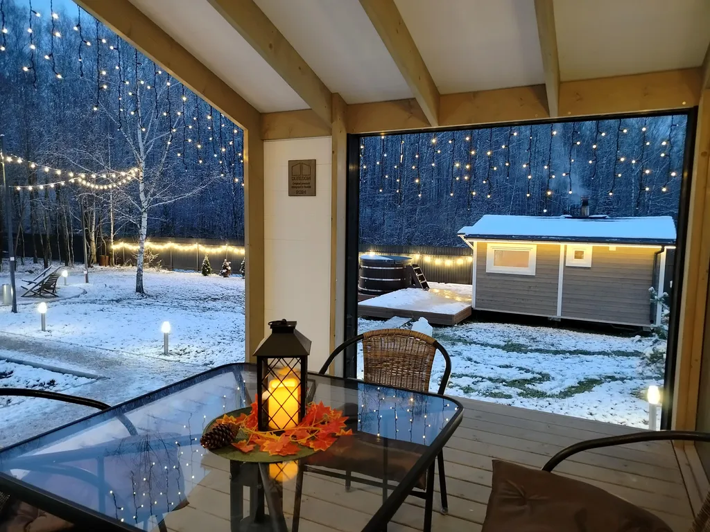 Дом у леса с камином