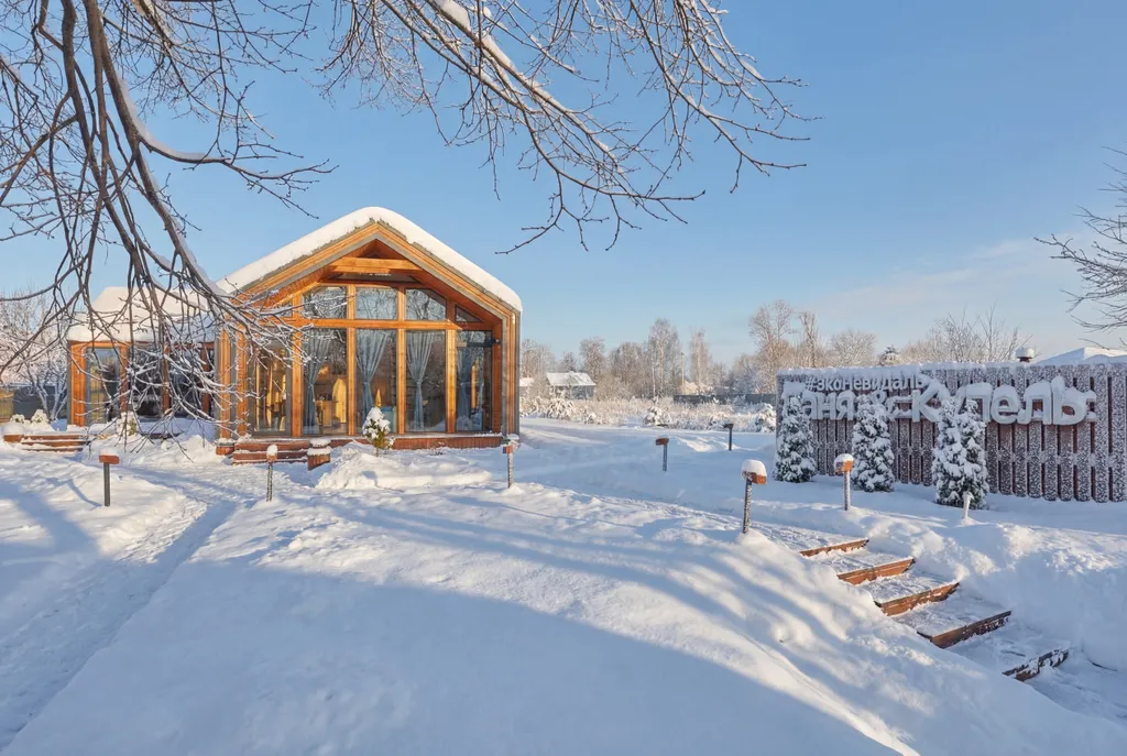 Коттедж Коттедж 3, barnhouse, современный одноэтажный дом с мансардой — Ногинск