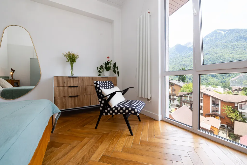 Двухуровневая квартира с видом на горы