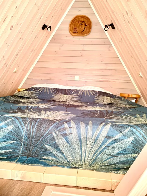 Коттедж Дом А-фрейм в живописном лесу — Архыз