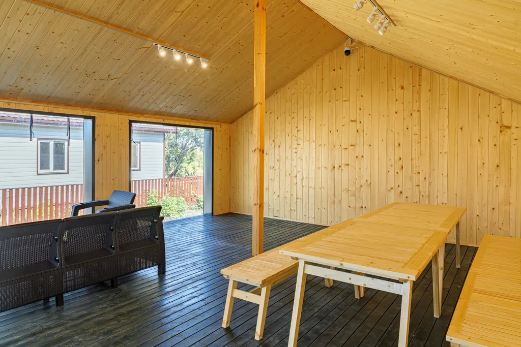 Дом с сауной, купелью и террасой