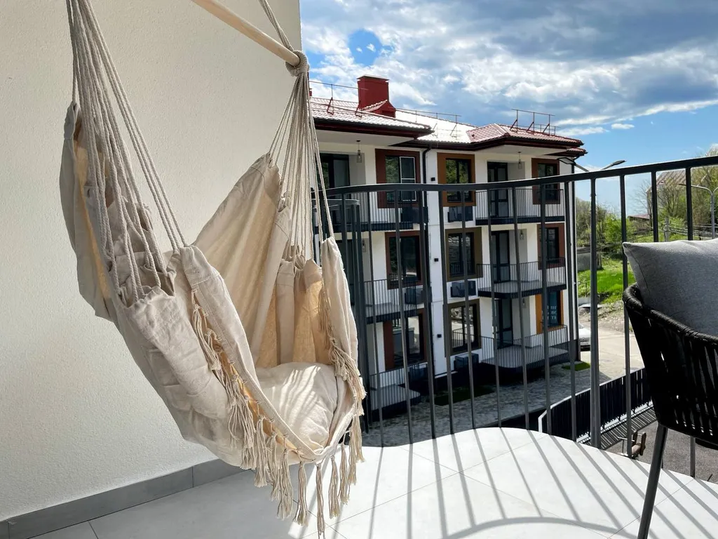 Апартаменты для двоих с большим балконом