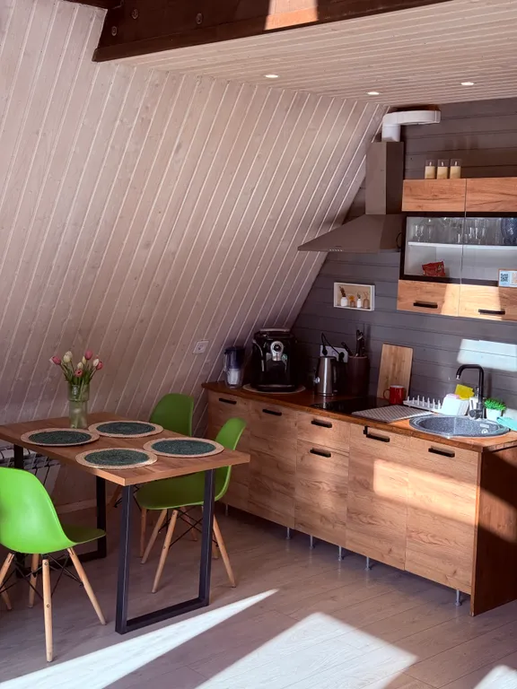 Дом 77m2 — чан, кухня, Wi-Fi