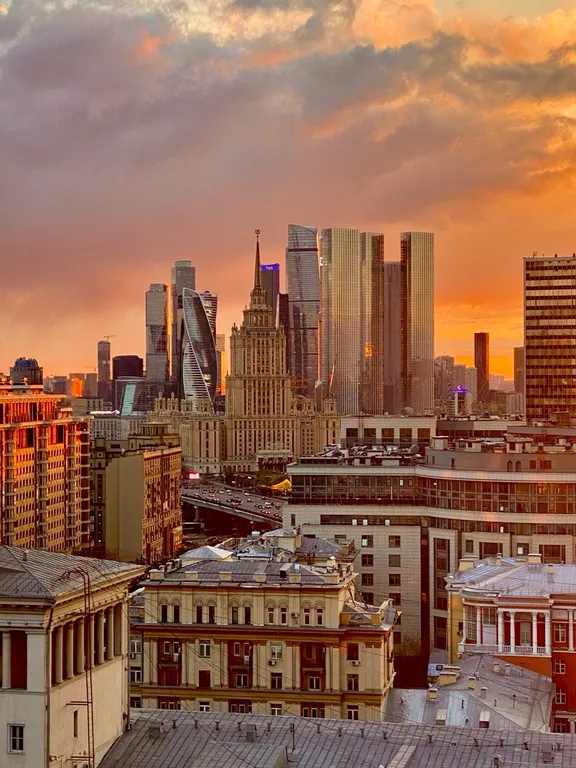 Квартира Комфортная квартира с уникальным видом на Новом Арбате — Москва