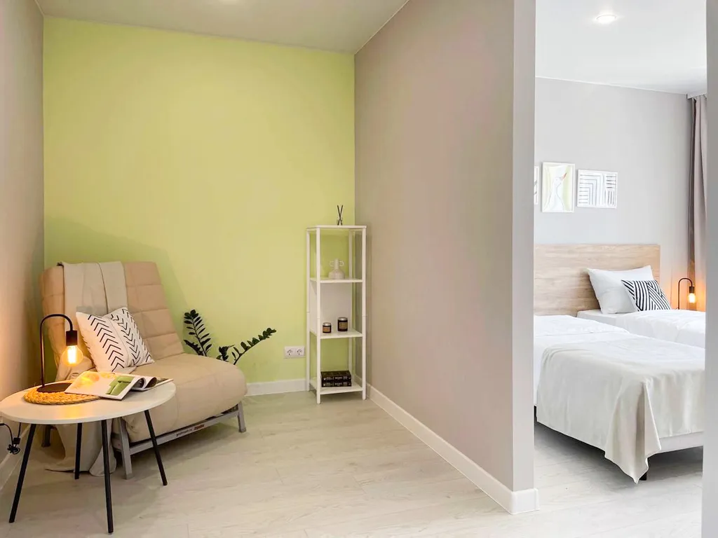 Квартира Квартира с размещением до 4 гостей в тихом районе Великого Новгорода — Великий Новгород