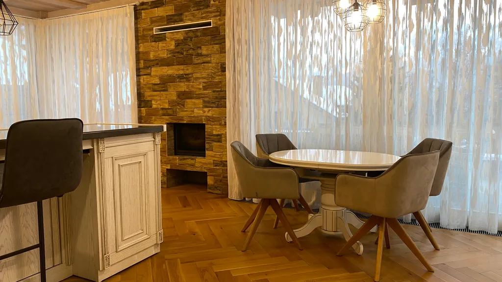 Коттедж Шале с бассейном и баней — Красная Поляна