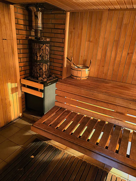 Дом с баней с панорамным видом на Минское море