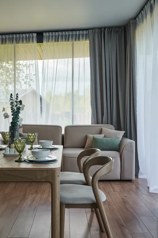 Домик у реки с камином, сауной и чаном