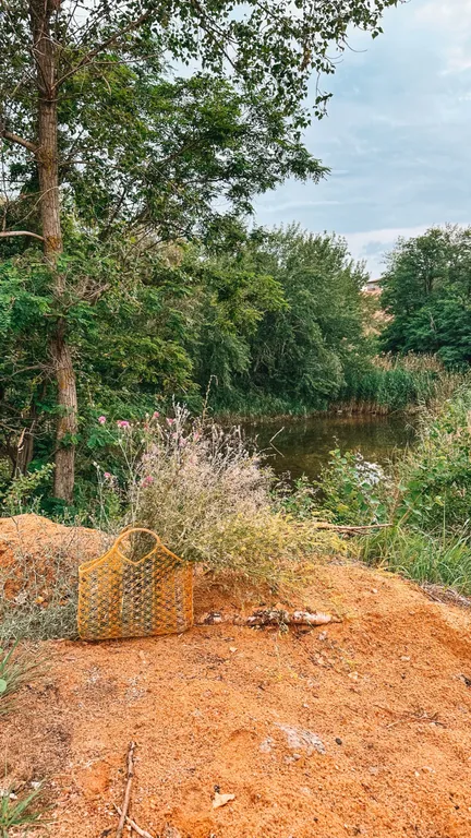 Охотничий домик у пруда