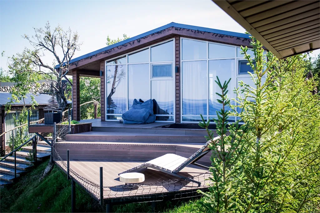 Коттедж Дом Люкс 506, вид на Волгу, дизайнерская ванна, без Фурако — аренда посуточно в Камское Устье