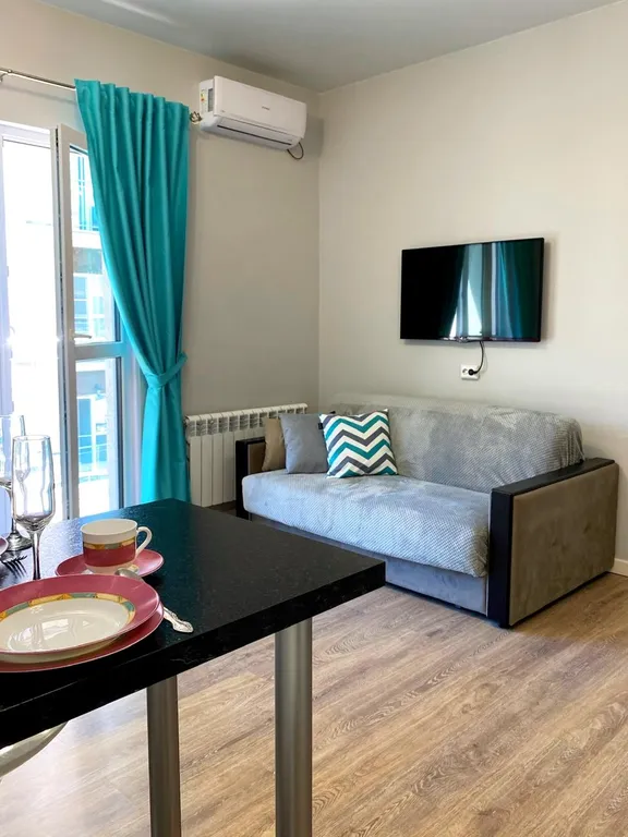 Студия с балконом и видом на море и горы ЖК Анаполис