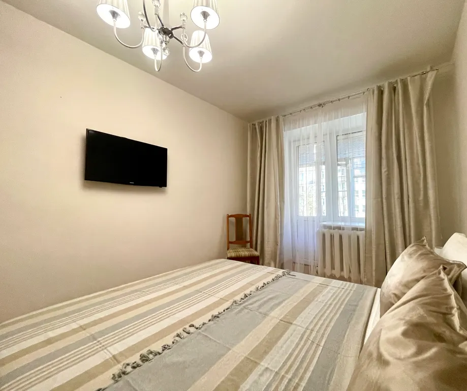 Просторная квартира с 4 изолированными комнатами в центре города