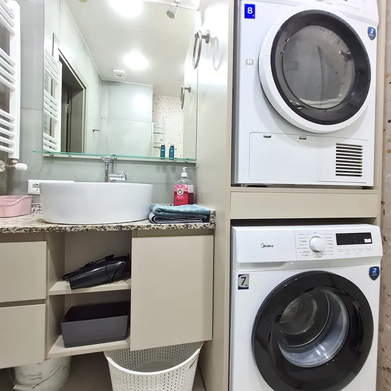 Комфорт и вид на море Отдельная спальня Гостиная Кухня Балкон