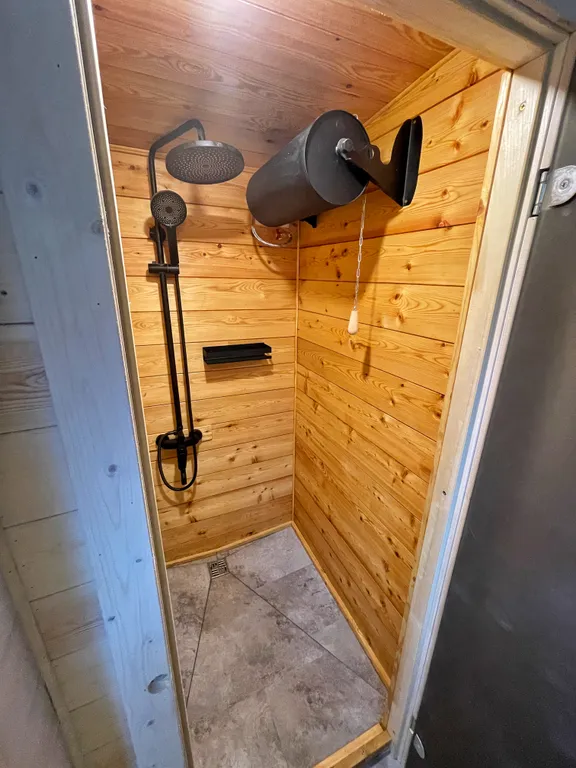 Дом-баня ольха с видом на горы