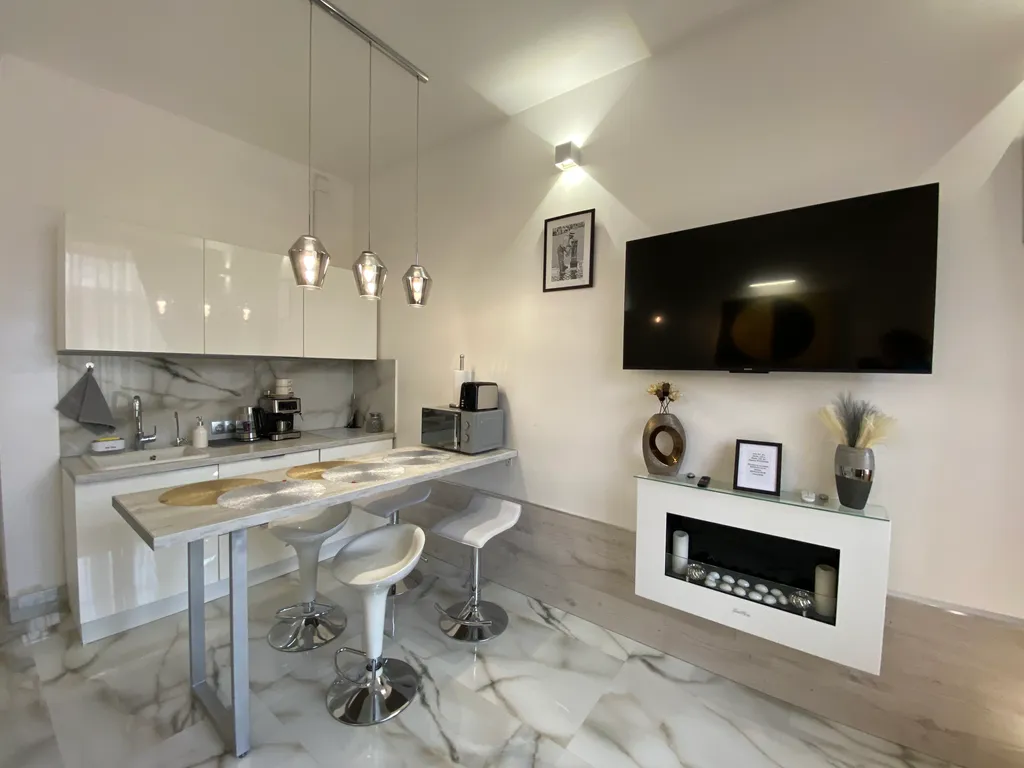 2-х комнатные апартаменты в современном стиле с камином