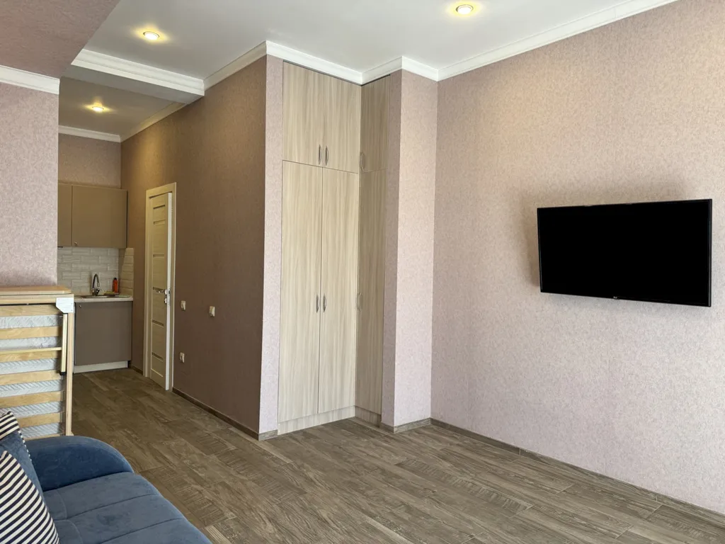 Квартира Квартира Компактная студия у моря в ЖК Лазурный - 5 мин до пляжа — Геленджик