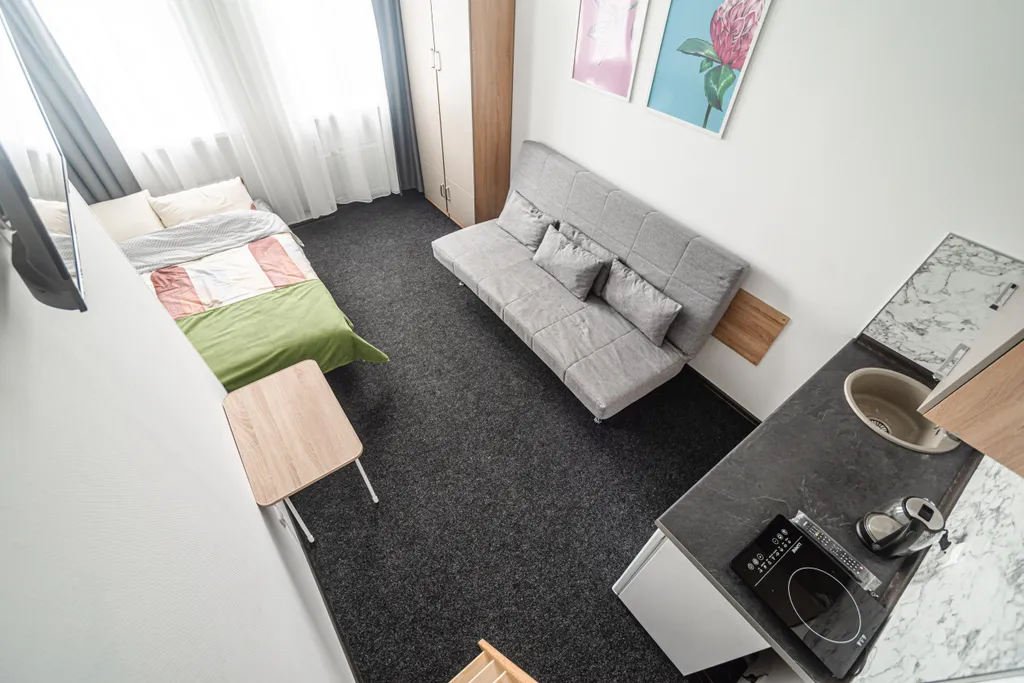 Квартира Квартира Апартамент Нижний Ораниенбаум Двухуровневая студия — Ломоносов