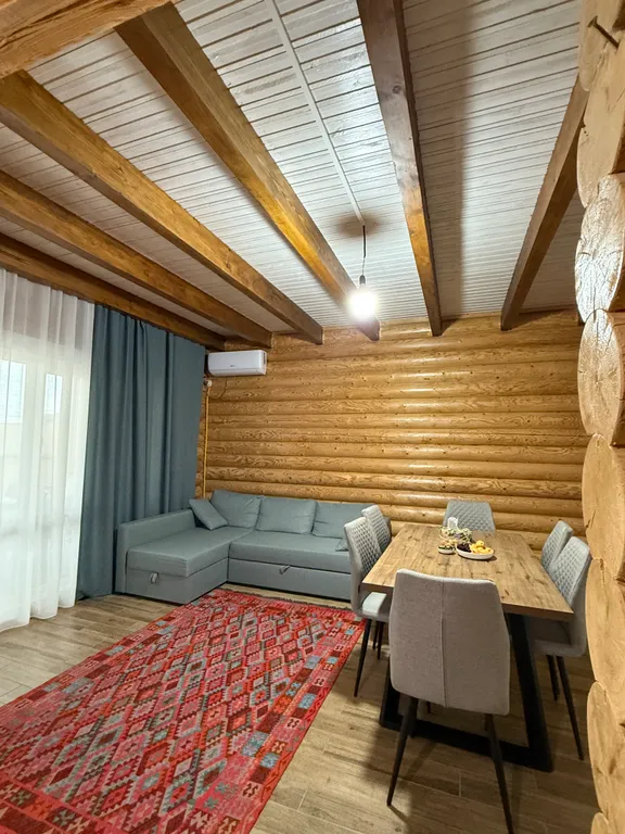 Дом из брусьев с сауной и с видом на море