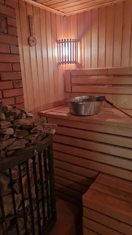 Дом с баней на берегу озера