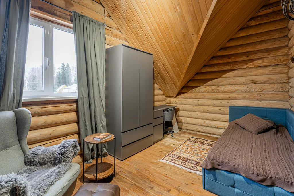 Уютный бревенчатый дом