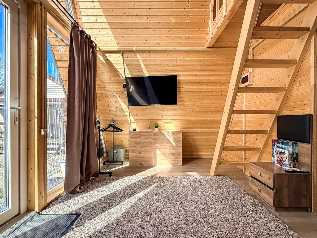 Новый дом афрейм с джакузи у моря и гор