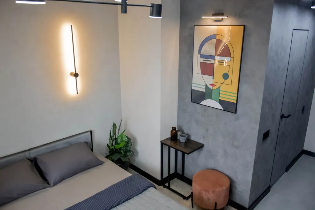 Шикарная студия Olga Boykova в стиле скандинавский лофт