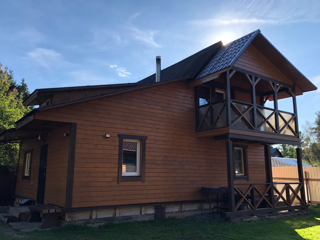 Дом в тишине на природе