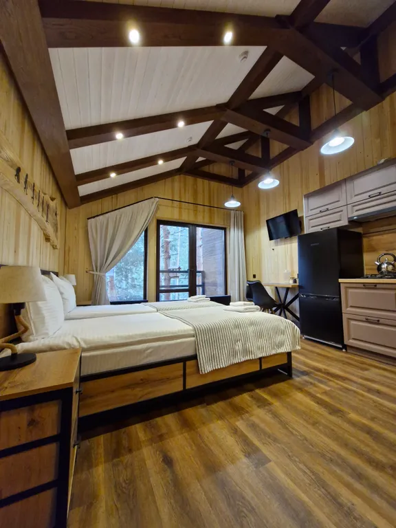 Квартира Квартира Уютная студия с балконом — Архыз