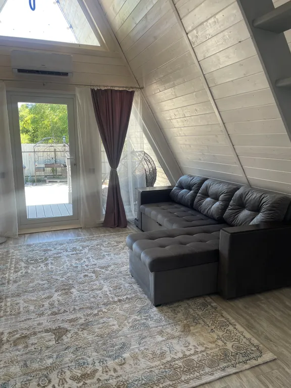 Дом A-frame с сауной