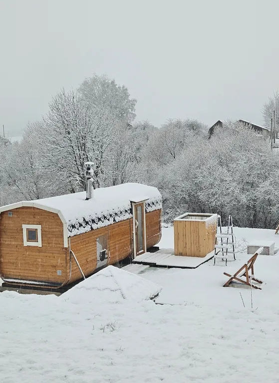 Дом из натурального бруса у горнолыжных центров