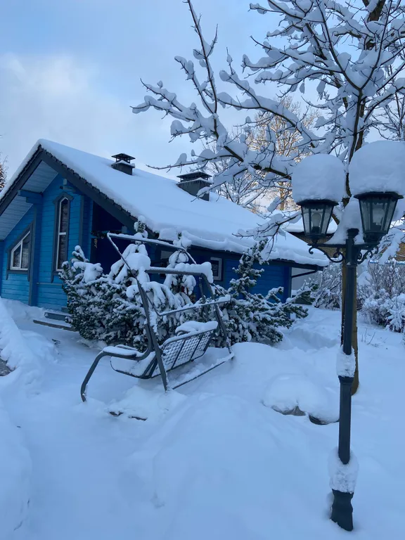 Коттедж Дом с русской баней на дровах в тихом уютном месте — Лупаново